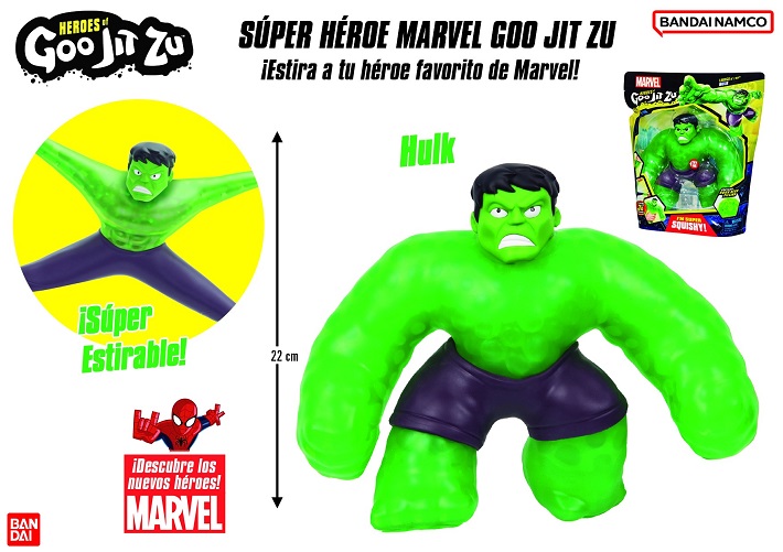 Acheter Goo Jit Zu Super-Héros Marvel Figurine Hulk Bandai CO41106 -  Juguetilandia