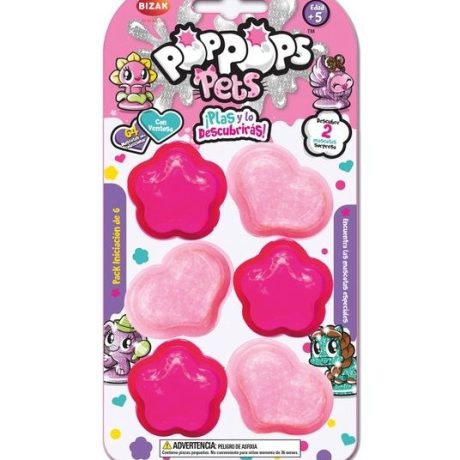 Bizak Pop Pops Pets Mini Pack Of 3 Pink