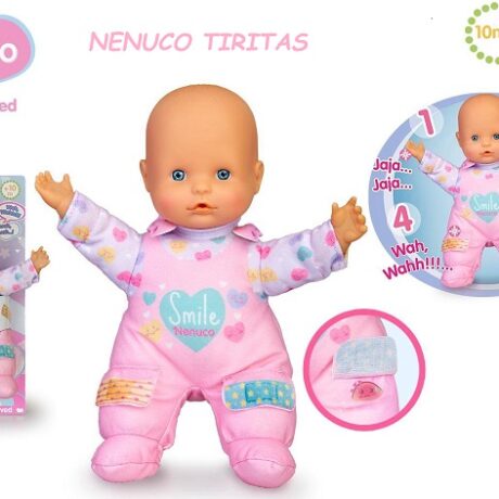 Nenuco Bebé con biberón sonajero rosa Famosa 700014920
